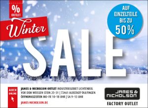 Wintersale 2018 James & Nicholson Outlet