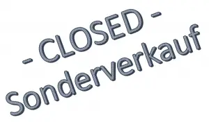 Read more about the article Closed Lagerverkauf von Samstag 22.9. bis Dienstag 2.10. 2018