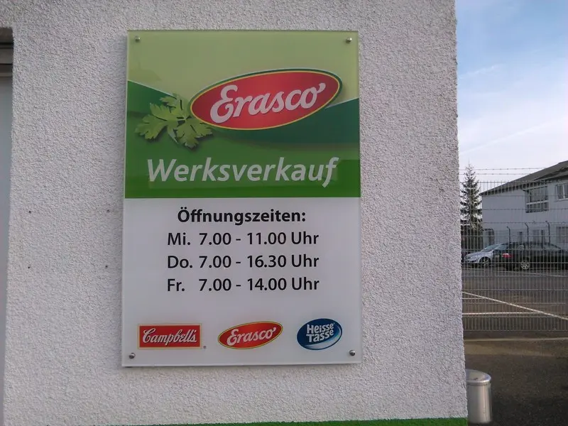 Erasco Werksverkauf Lübeck