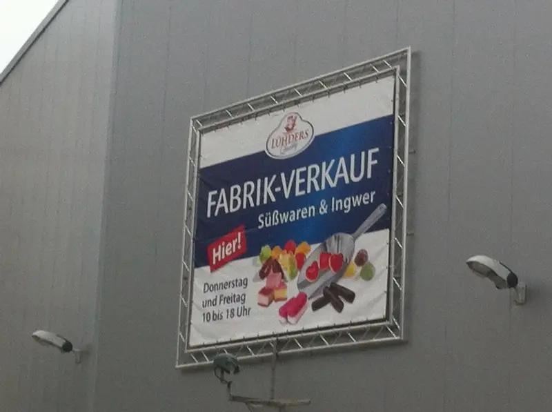 Lühders Fabrikverkauf Stelle