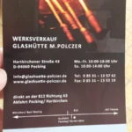 Glashütte M.Polczer Werksverkauf Pocking