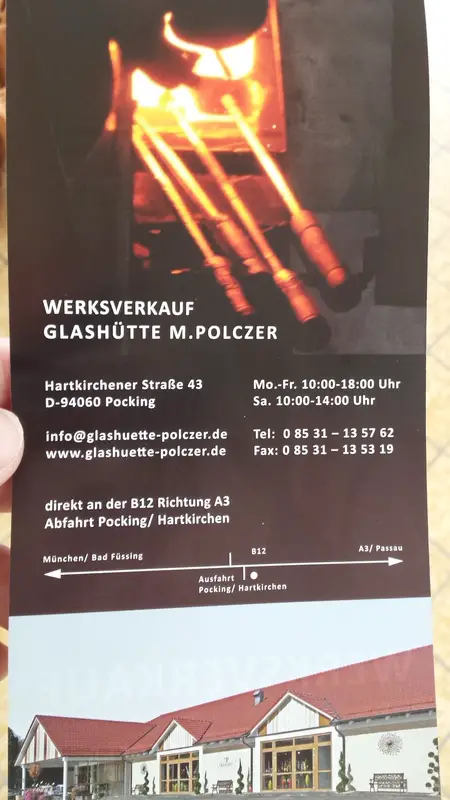 You are currently viewing Glashütte M.Polczer Werksverkauf Pocking