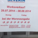 Severin Outlet Sundern