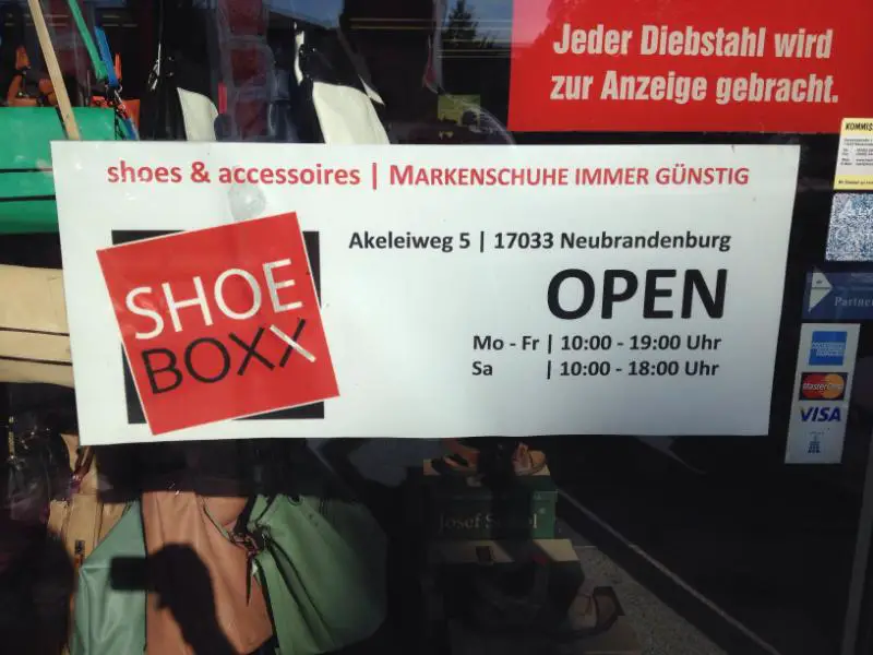 You are currently viewing Shoe Boxx Outlet  Neubrandenburg