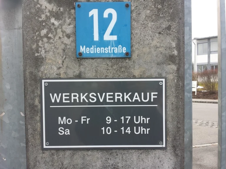 Eterna Werksverkauf Passau