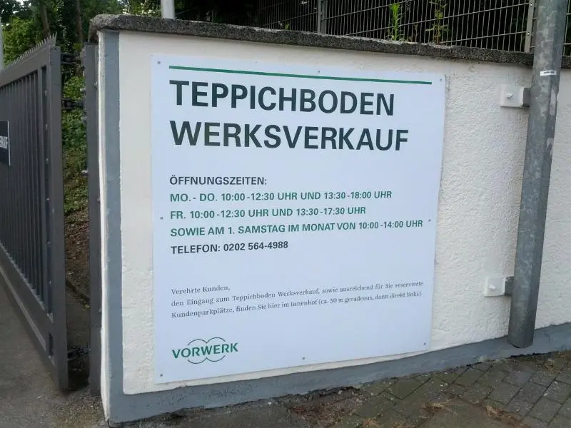 Vorwerk Fabrikverkauf Wuppertal